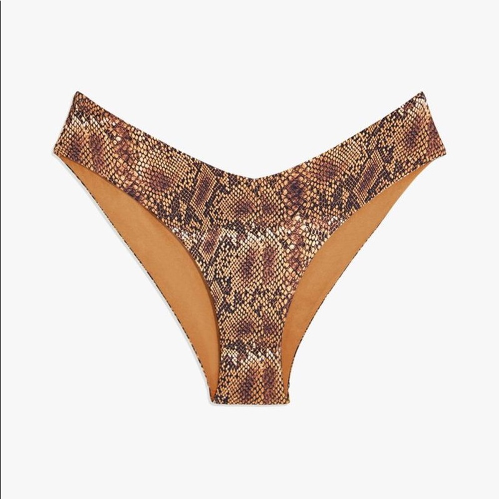Weworewhat delilah snake python bikini bottoms
